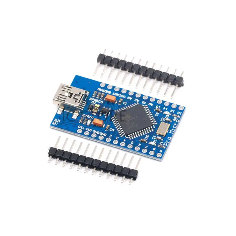 New Pro Micro for arduino Module with 2 row pin header For Leonardo in stock . best quality  ATmega32U4 5V/16MHz