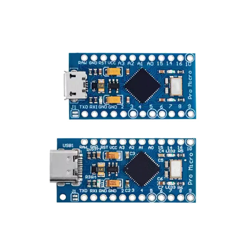 New Pro Micro for arduino Module with 2 row pin header For Leonardo in stock . best quality  ATmega32U4 5V/16MHz