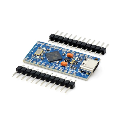 New Pro Micro for arduino Module with 2 row pin header For Leonardo in stock . best quality  ATmega32U4 5V/16MHz