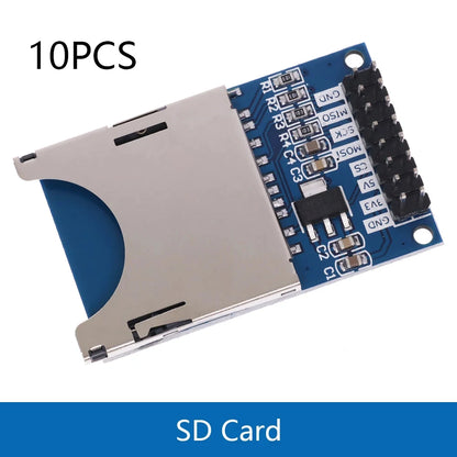 1/5/10PCS Mini Micro SD TF Card Storage Expansion Board Memory Shield Module SPI Interfaces with Level Converter Chip 5V/3.3V