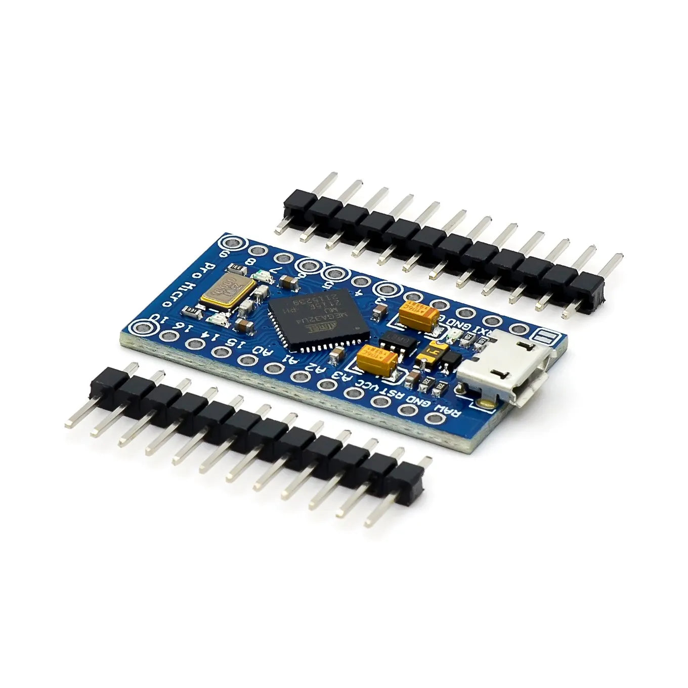 New Pro Micro for arduino Module with 2 row pin header For Leonardo in stock . best quality  ATmega32U4 5V/16MHz